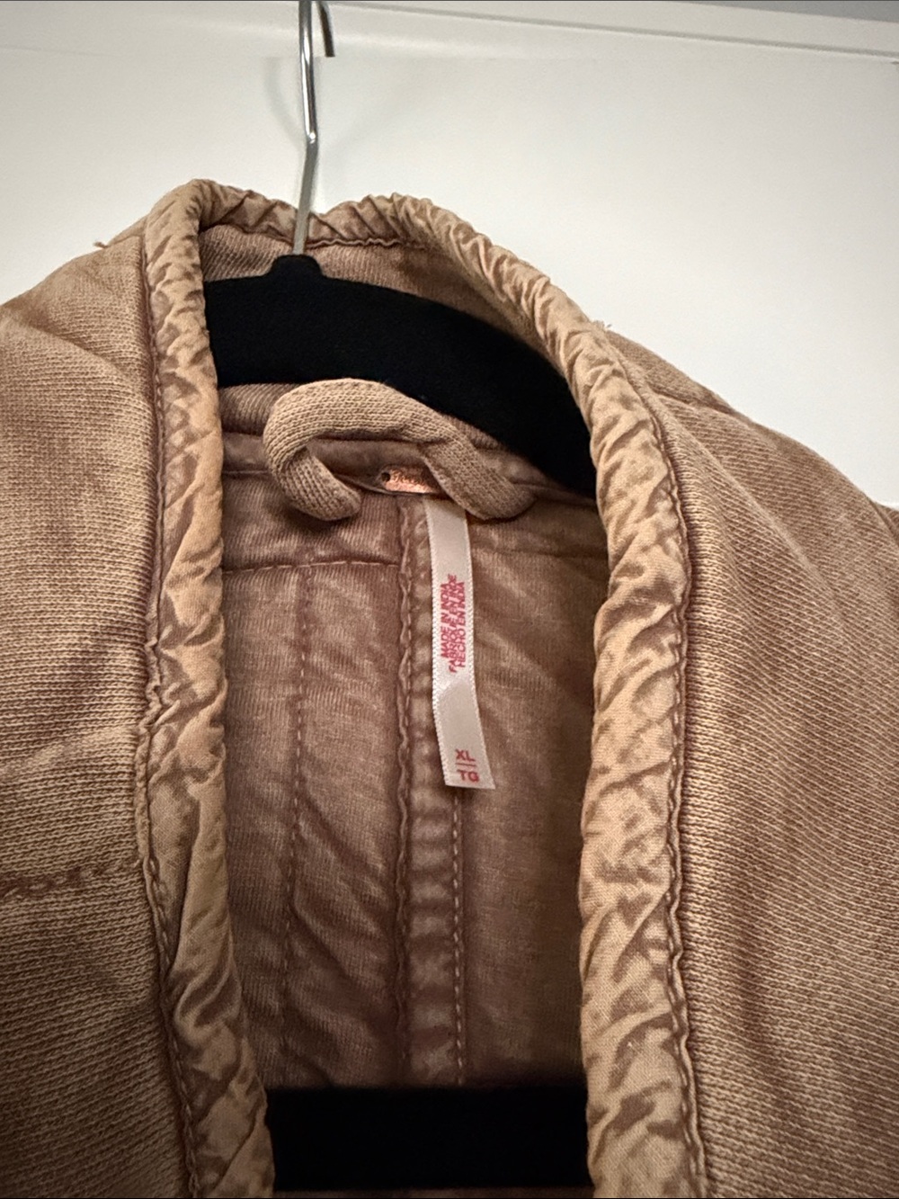 Free People Quilted Tan Jacket - Picture 2 of 4